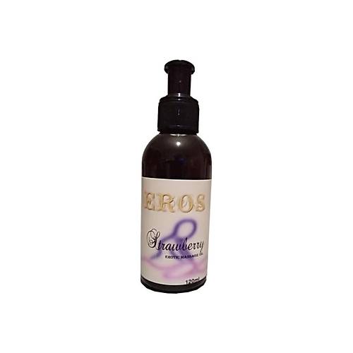 Eros �ilek Aromal� Masaj Ya�� 120ml / Strawberry Massage Oil