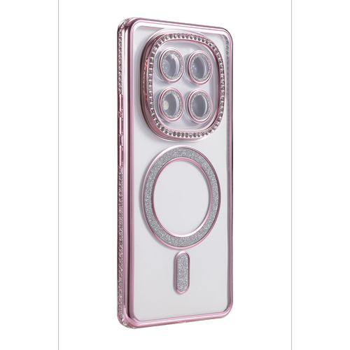 Redmi Note 15 Pro 5G Joke Simli Magneticsafe K�l�f - Pembe