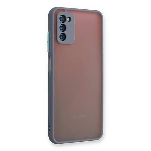 Galaxy A03S K�l�f Montreal Silikon Kapak - Gri