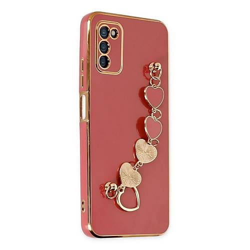 Galaxy A03S K�l�f Esila Silikon - K�rm�z�