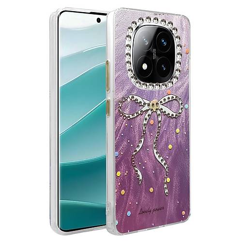 Redmi Note 14 Pro 4G K�l�f Blade Aynal� Desenli Kapak - Desen 1