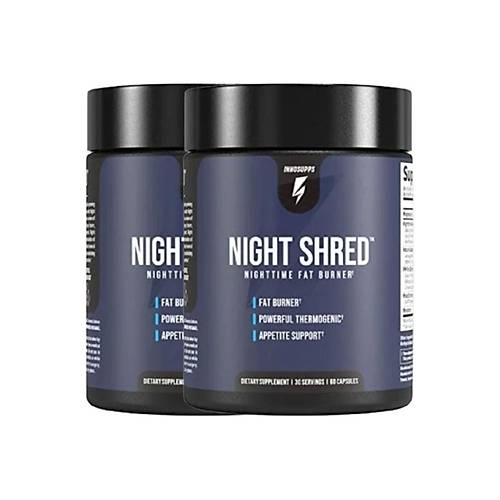 Innosupps 2Li Adet Night Shred Nighttime Fatburner Gece Istenmeyen Ya�lara Par�alay�c� 60 Caps