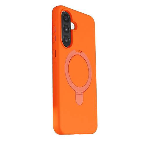 Galaxy A37 5G Regal Magsafe Standl� Kapak - Turuncu
