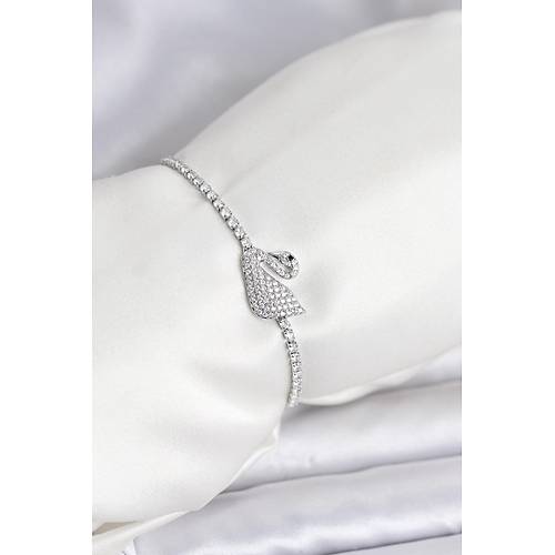 Ku�u Model Zirkon Ta�l� G�m�� Renk Asans�rl� Su Yolu Bileklik