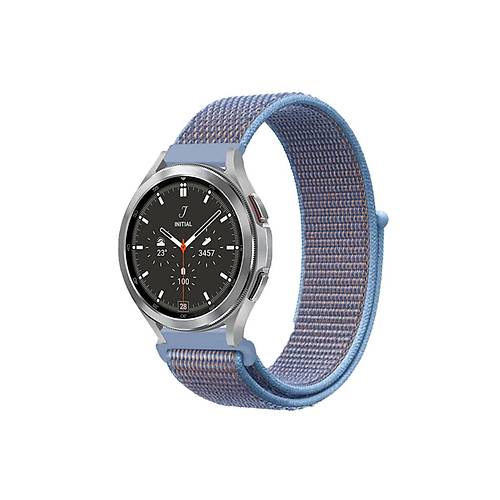 Watch 22mm Has�rl� C�rtc�rtl� Kordon - Mavi
