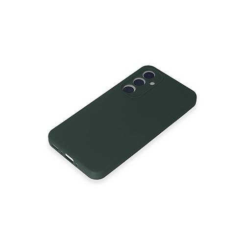 Galaxy A15 4G K�l�f First Silikon - Koyu Ye�il