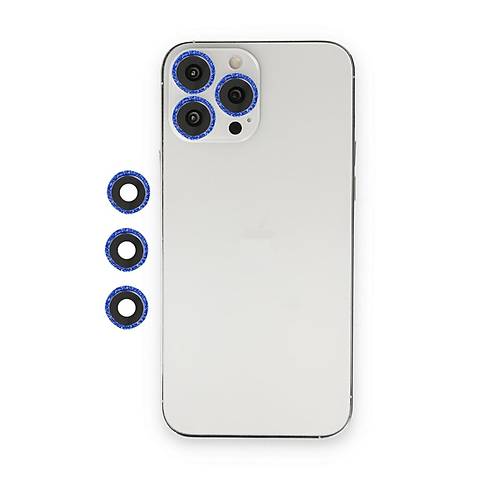 iPhone 12 Pro Max Shine Kamera Lens - Lacivert