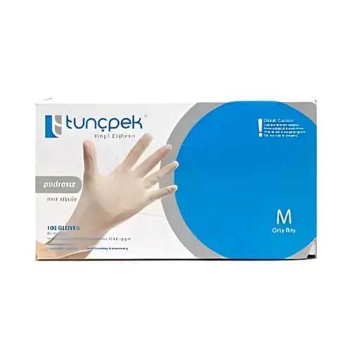 Vinyl Eldiven Pudras�z 100 Adet M