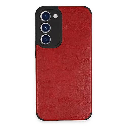 Galaxy S23 Plus K�l�f Loop Deri Silikon - K�rm�z�