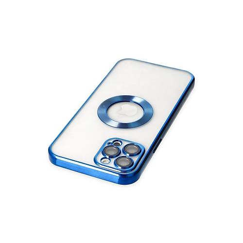 iPhone 12 Pro K�l�f Slot Silikon - Mavi