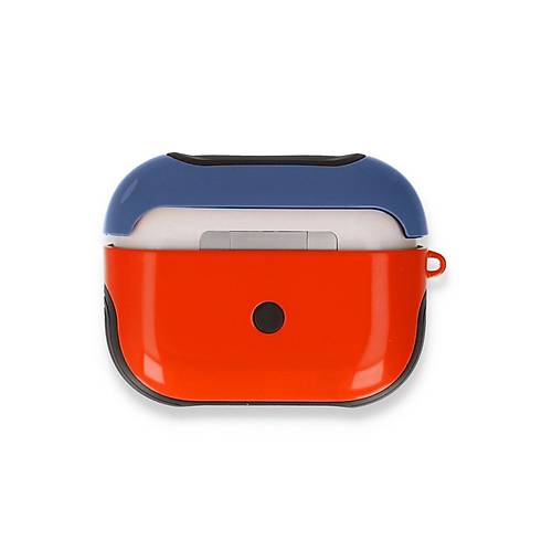 Airpods 3 (3.nesil) 3in1 K�l�f - K�rm�z�-Lacivert