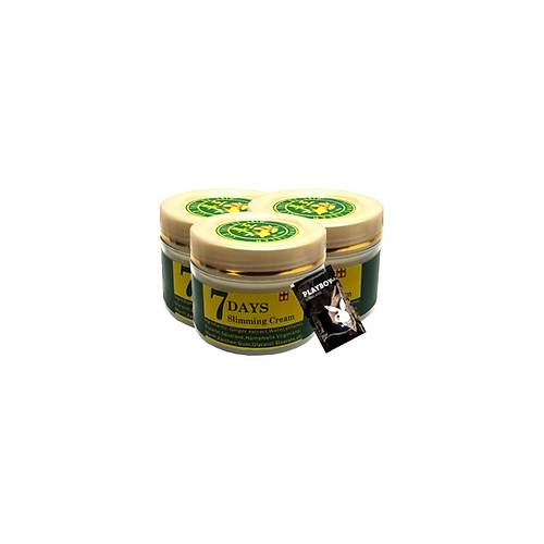7 Days 3x100 ml Ginger Miracle Slimming Cream S�k�la�t�r�c�+1 ad Jel ile