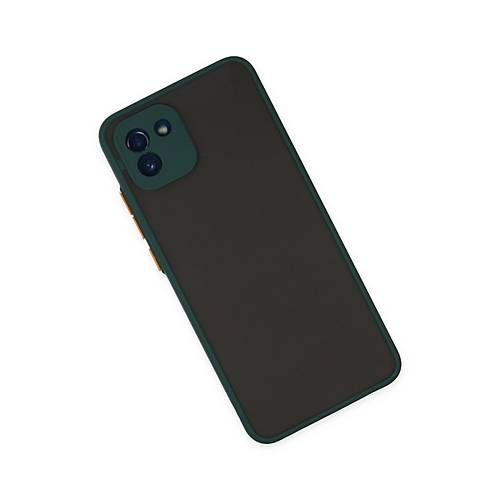 Galaxy A03 K�l�f Montreal Silikon Kapak - Ye�il