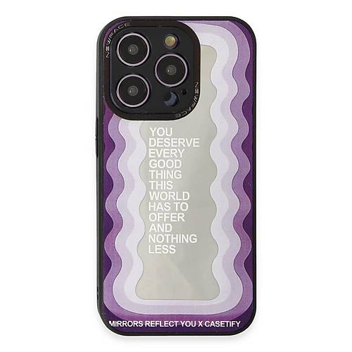 iPhone 12 Pro K�l�f Mirror Desenli Kapak - Mirror - 5