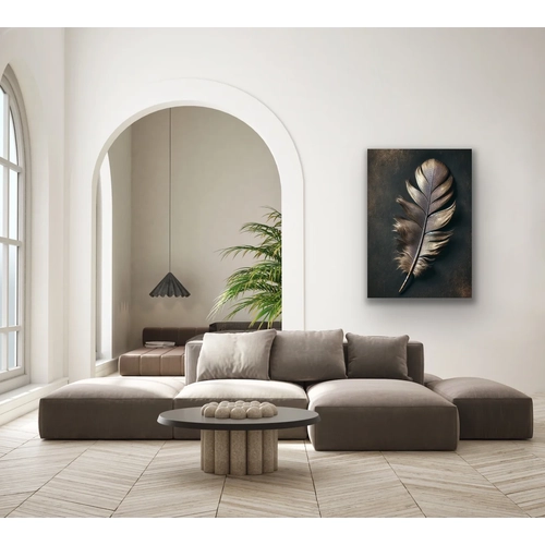 Bronz T�y Kanvas Tablo 70x100cm