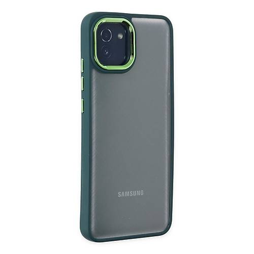 Galaxy A03 K�l�f Dora Kapak - Haki Ye�il