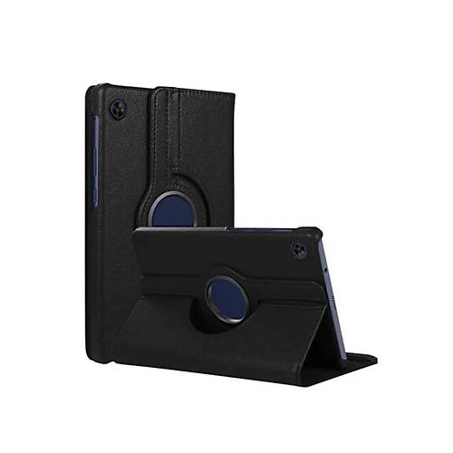 Galaxy Tab A11 360 Tablet Deri K�l�f - Siyah