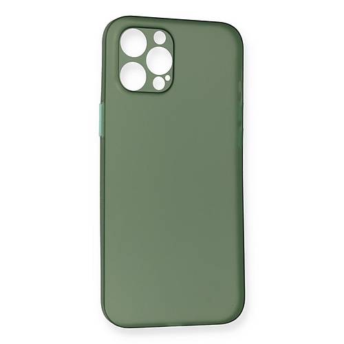 iPhone 12 Pro K�l�f PP Ultra �nce Kapak - Ye�il