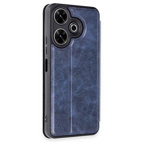 Redmi 13 4G K�l�f Flip Cover - Lacivert
