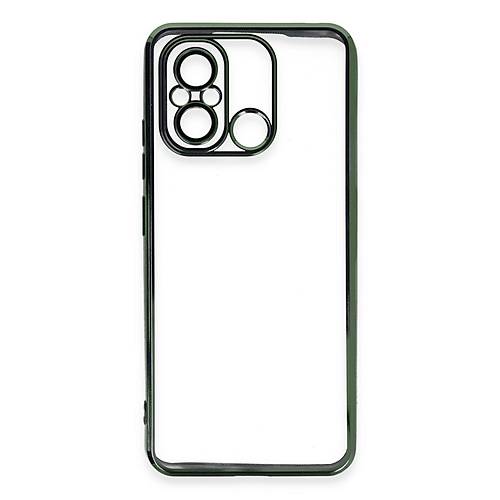 Redmi 12C K�l�f Razer Lensli Silikon - Ye�il
