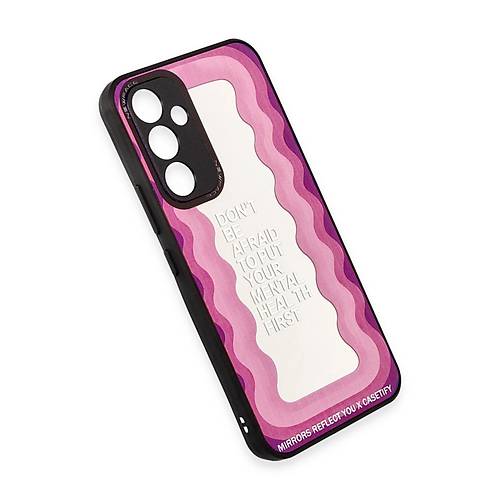 Galaxy A34 5G K�l�f Mirror Desenli Kapak - Mirror - 11