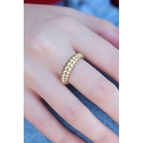 Gold Renk Sarmal Model Kad�n Y�z�k
