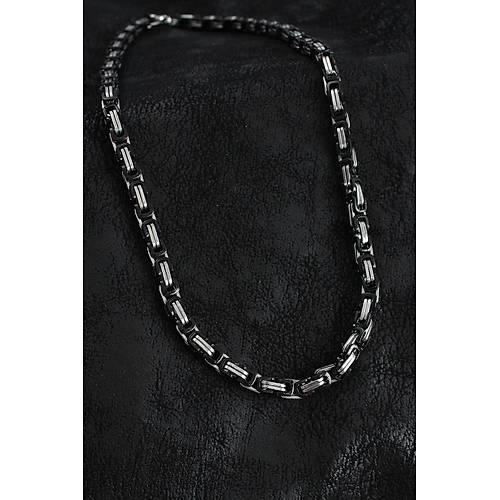 316L �elik Kral Zincir Model G�m�� Renk Erkek Kolye