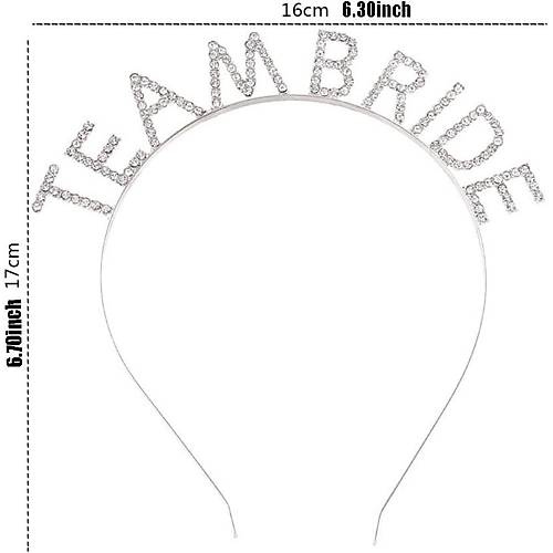 G�m�� Kaplama Kristal Ta�l� Team Bride Ta� 16x17 cm