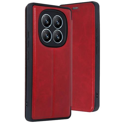 Redmi Note 14 Pro 4G K�l�f Flip Cover - K�rm�z�