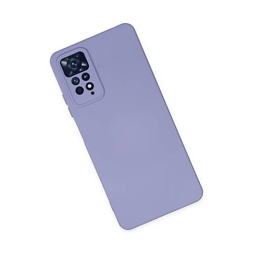 Redmi Note 11 Pro K�l�f Nano i�i Kadife Silikon - Lila