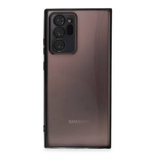 Galaxy Note 20 Ultra K�l�f Razer Lensli Silikon - Siyah