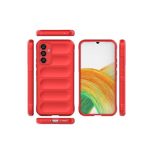 Galaxy M34 5G K�l�f Optimum Silikon - K�rm�z�