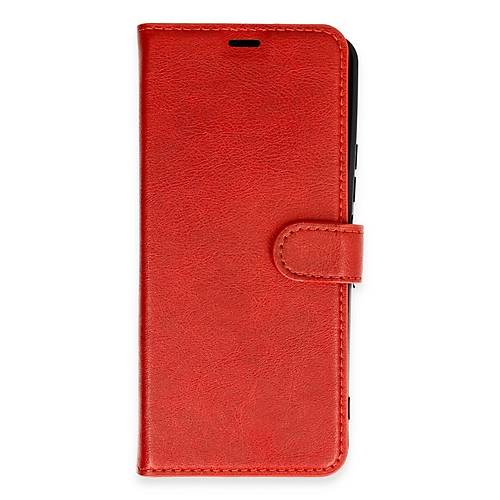 Redmi 13 4G K�l�f Trend S Plus Kapakl� K�l�f - K�rm�z�