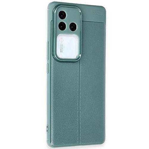 V30 5G K�l�f Auto Focus Kapak - Koyu Ye�il