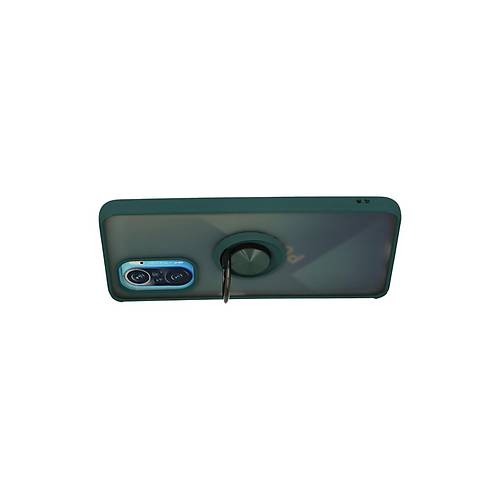 Redmi K40 K�l�f Montreal Y�z�kl� Silikon Kapak - Ye�il