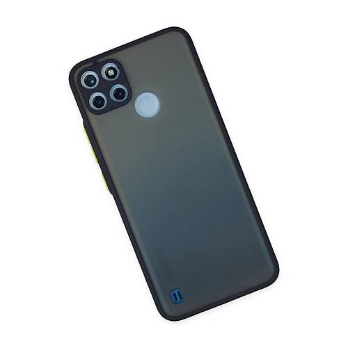 Realme C21Y K�l�f Montreal Silikon Kapak - Lacivert