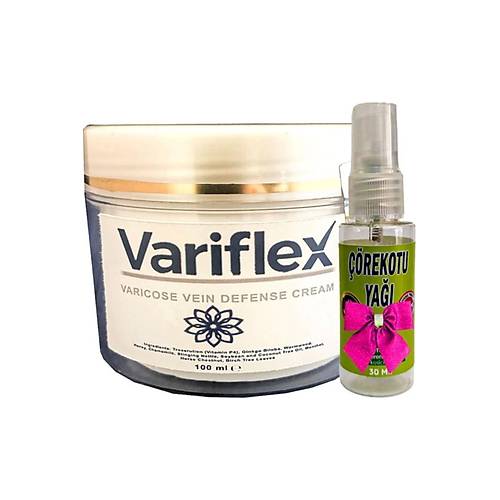 Variflex Krem Bacak Bak�m� 100 ml Waris Kremi+ Hediye 30 ml ��rek Otu  Ya��