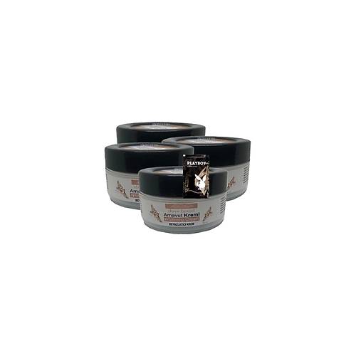 Arnavut Kremi 4x50 ml Cilt Renk A��c� Masaj Bak�m Kremi 1 adet Jel ile