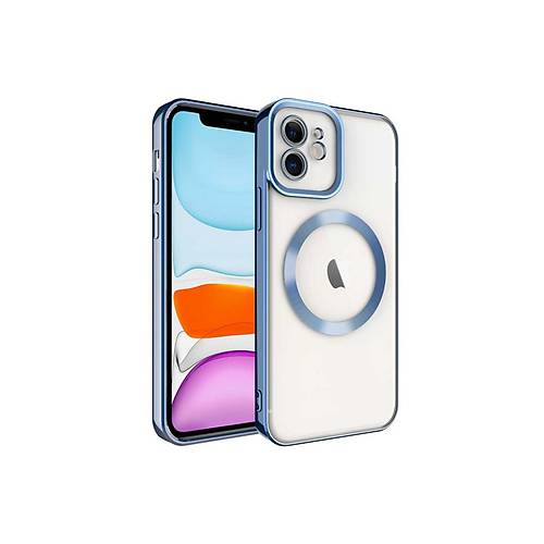 iPhone 11 K�l�f Kross Magneticsafe Kapak - Sierra Blue