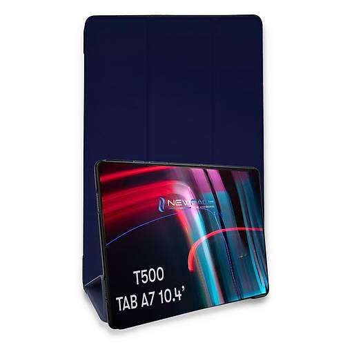 Galaxy T500 Tab A7 10.4 K�l�f Tablet Smart K�l�f - Lacivert