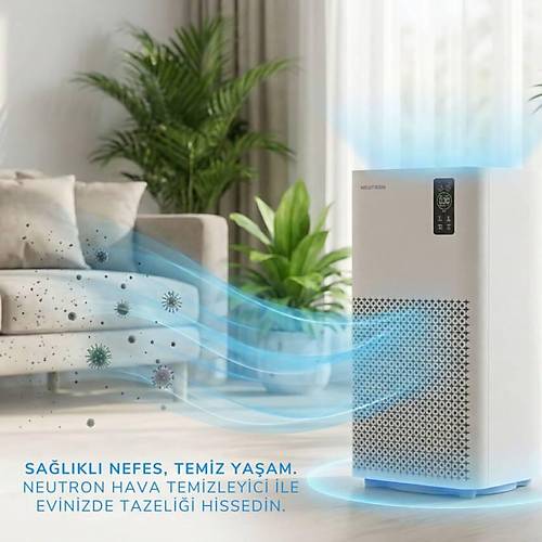 Hepa 13 Filtreli Hava Temizleyici, 3 Katmanl� Filtre, Geni� Ortamlar i�in Hava Temizleme Cihaz�, 650 m�
