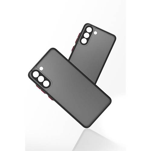 Galaxy S21 FE K�l�f Montreal Silikon Kapak - Siyah