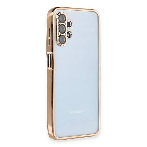 Galaxy A13 4G K�l�f Razer Lensli Silikon - Gold
