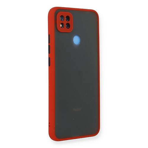 Redmi 9C K�l�f Montreal Silikon Kapak - K�rm�z�