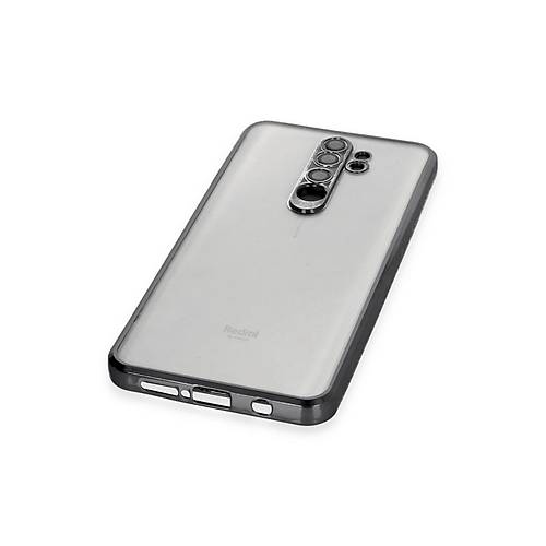 Redmi Note 8 Pro K�l�f Razer Lensli Silikon - Siyah