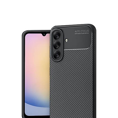 Galaxy A17 5G Auto Focus Karbon Kapak - Siyah
