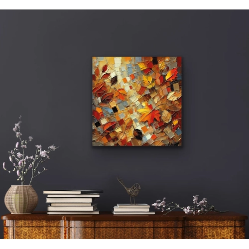 Sonbahar Mevsimi Kanvas Tablo 60x60cm