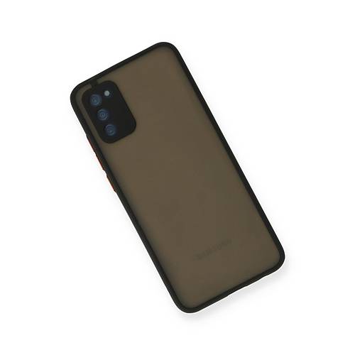 Galaxy A03S K�l�f Montreal Silikon Kapak - Siyah