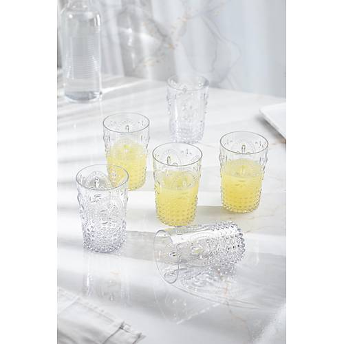 Akrilik �effaf Tekli K�sa Bardak & Su Me�rubat Kahve Yan� Barda�� 400 ml ( Cam De�ildir )
