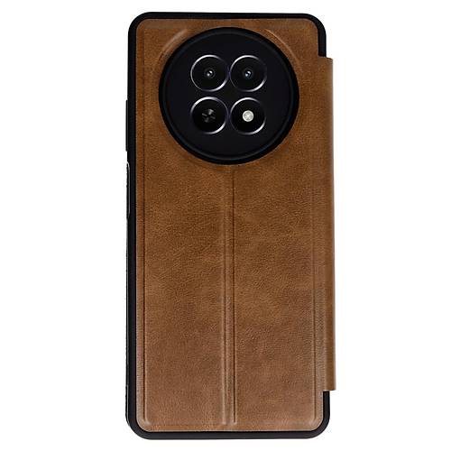 Realme 12 5G K�l�f Flip Cover - Taba